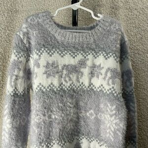 Holiday Time Girls Holiday pullover sweater